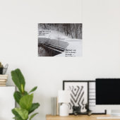 ニューイングランド冬 ポスター (ホームオフィス)