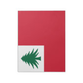 ニューイングランド国旗 ノートパッド (回転)