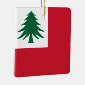 ニューイングランド国旗（松のみ） セラミックオーナメント (右)