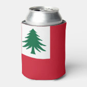 ニューイングランド国旗（松のみ） – 非公式 缶クーラー (缶正面)