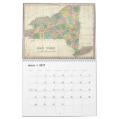 ニューイングランド地図作成カレンダー カレンダー (3月 2027)