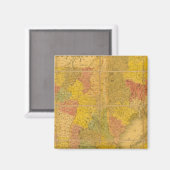 ニューイングランド州の地図 マグネット (正面/裏面)