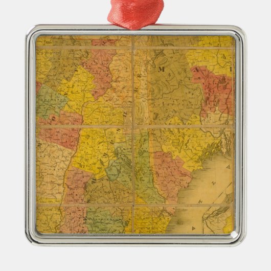 ニューイングランド州 メタルオーナメント (正面)