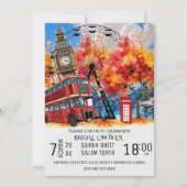 ニューイングランド水彩招待状テンプレート、東C 招待状 (正面)