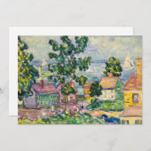 ニューイングランド沿岸村 | モーリス・プレンダーガスト (正面/裏面)