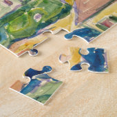 ニューイングランド沿岸村 | モーリス・プレンダーガスト ジグソーパズル (側面)