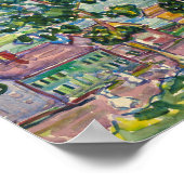 ニューイングランド沿岸村 | モーリス・プレンダーガスト ポスター (角)