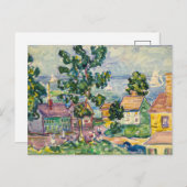 ニューイングランド沿岸村 | モーリス・プレンダーガスト ポストカード (正面/裏面)