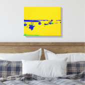 ニューイングランド漁師 キャンバスプリント (インサイチュ (寝室))