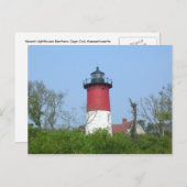 ニューイングランド灯台はがき – ナウゼットライト ポストカード (正面/裏面)