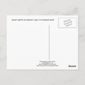 ニューイングランド灯台はがき – ナウゼットライト ポストカード (裏面)