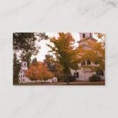 ニューイングランド秋名刺テンプレート 名刺 (裏面)