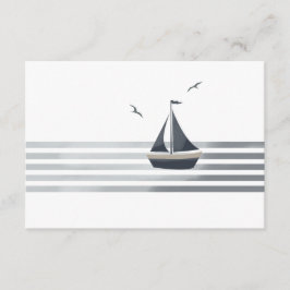 ニューイングランド結婚沿岸の詳細カード エンクロージャーカード