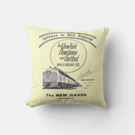 ニューイングランド1950年へのニューヘブンの鉄道出入口 クッション
