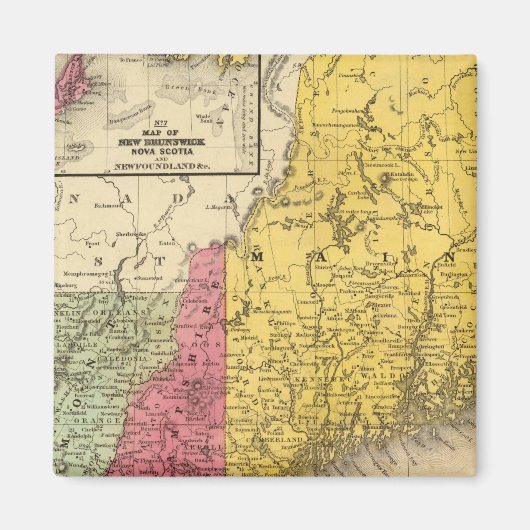 ニューイングランド3 マグネット (正面)