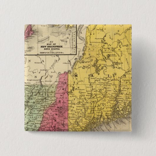 ニューイングランド3 缶バッジ (正面)