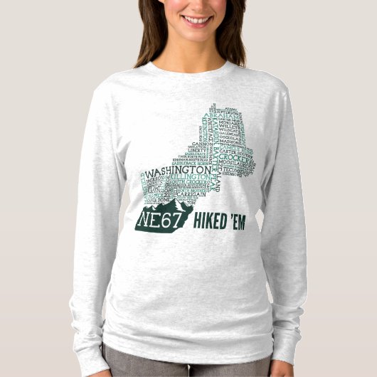 ニューイングランド67女子長袖Tシャツ Tシャツ (正面)