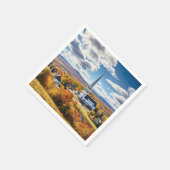 ニューイングランド・ランドスケープ秋 スタンダードカクテルナプキン (角)