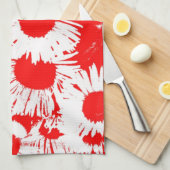 ニューイングランド・ワイルド・アスター キッチンタオル (四つ折り)