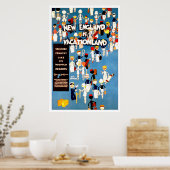 ニューイングランド・ヴィンテージ旅行ポスター ポスター (キッチン)