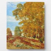 ニューイングランド、秋の丘の頂上 フォトプラーク (正面)