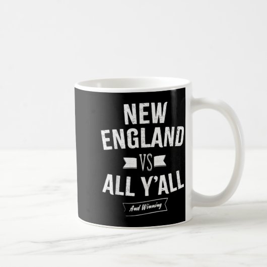 ニューイングランドVSみんな - 最高の贈り物 コーヒーマグカップ (右)