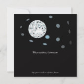 ニューイヴパーティーディスコボール 招待状 (裏面)