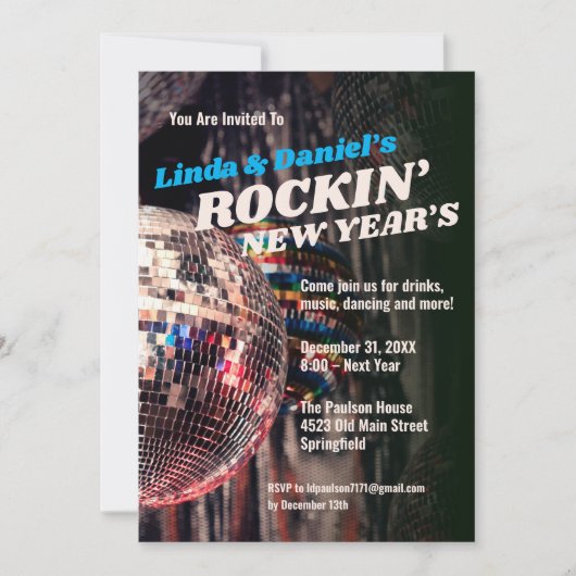 ニューイヴレトロ 招待状 (正面)