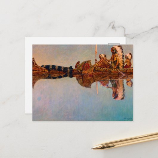 ニューウェルコンバーズワイエスによる水葬 シーズンポストカード (正面/裏面インサイチュ)