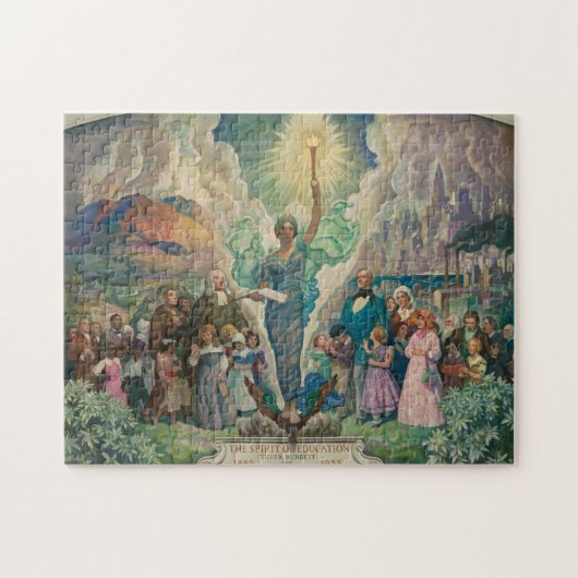 ニューウェルコンバーズ・ワイエスの教育精神 ジグソーパズル (横)