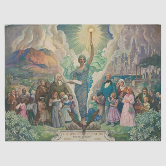 ニューウェルコンバーズ・ワイエスの教育精神 薄葉紙 (正面)