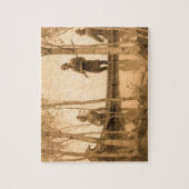 ニューウェル・コンバーズ・ワイエスによる最後のモヒカン ジグソーパズル (縦)