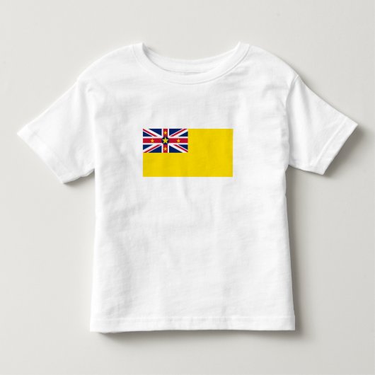 ニューエの国旗 トドラーTシャツ (正面)