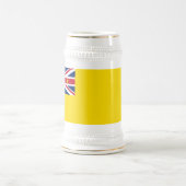 ニューエの国旗 ビールジョッキ (中央)