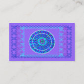 ニューエイジのヨガのプロフィールカード 名刺 (裏面)