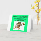 ニューエイジの田舎者の冗談 カード (黄色い花)