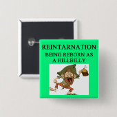 ニューエイジの田舎者の冗談 缶バッジ (正面&裏面)