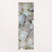 ニューエイジエレガントホワイトクォーツ（両面） ヨガマット (正面)