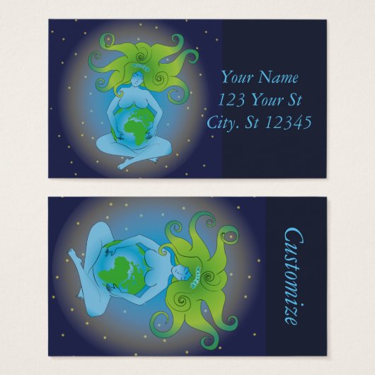 ニューエイジガイア女神サンダーコーブ (正面&裏面)