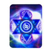 ニューエイジスター・オブ・デイビッド マグネット (縦)