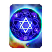 ニューエイジスター・オブ・デイビッド・マグネット マグネット (縦)