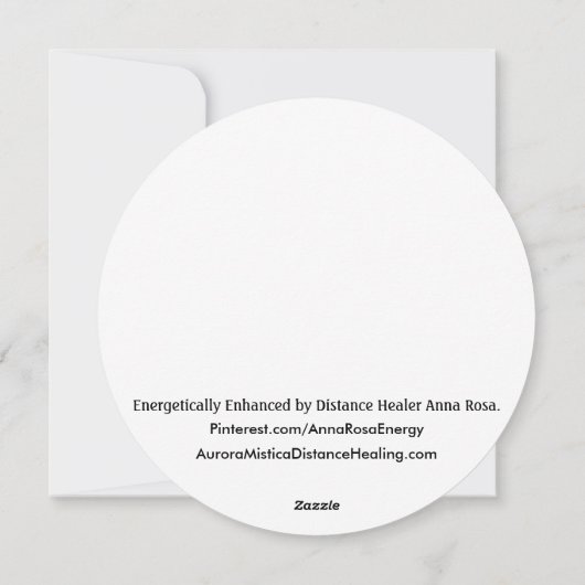 *~*ニューエイジスピリチュアル形而上学的クリスマス シーズンカード (裏面)