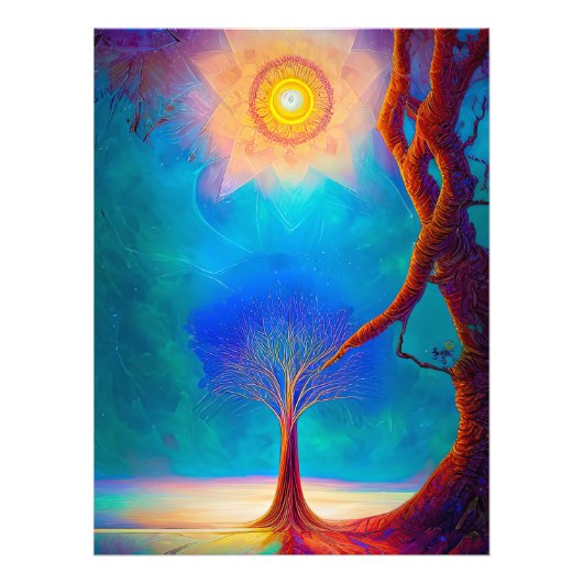 ニューエイジツリー・オブ・ライフ フォトプリント            (正面)