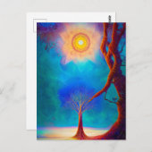 ニューエイジツリー・オブ・ライフ ポストカード (正面/裏面)