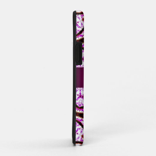 ニューエイジピンクろうけつ染めパターン Case-Mate iPhoneケース (裏面/右)