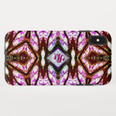 ニューエイジピンクろうけつ染めiphone 3 ケースメイトのケース Case-Mate iPhoneケース (裏面(横))