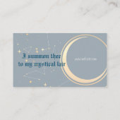 ニューエイジミスティカルゴールデンムーンコステラションズ 名刺 (裏面)