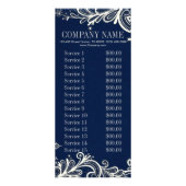 ニューエイジヨガネイビーブルーヘナボヘミアンレース ラックカード (裏面)