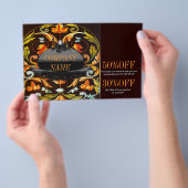 ニューエイジヨガ ボヘミアンフォールリーフ マンダラ チラシ (ハンドル)