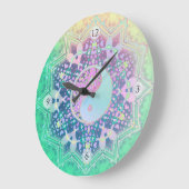 ニューエイジ風水ホームデコールウォールクロック ラージ壁時計 (傾斜)